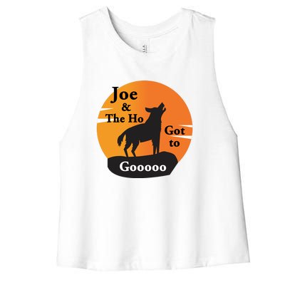 Joe And The Ho Hot To Gooooo Women's Racerback Cropped Tank