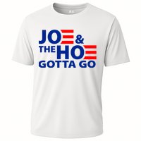Joe And The Ho Gotta Gotta Go Funny Anti Biden Harris Cooling Performance Crew T-Shirt
