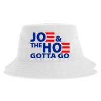 Joe And The Ho Gotta Gotta Go Funny Anti Biden Harris Sustainable Bucket Hat