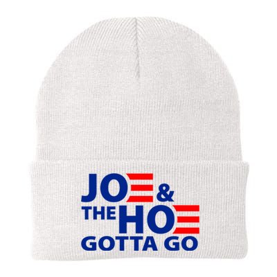 Joe And The Ho Gotta Gotta Go Funny Anti Biden Harris Beanie