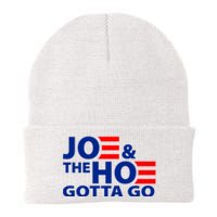 Joe And The Ho Gotta Gotta Go Funny Anti Biden Harris Knit Cap Winter Beanie