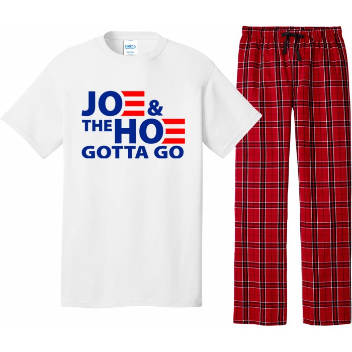 Joe And The Ho Gotta Gotta Go Funny Anti Biden Harris Pajama Set