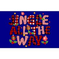 Jingle All The Way Christmas Lights Funny Gift Bumper Sticker