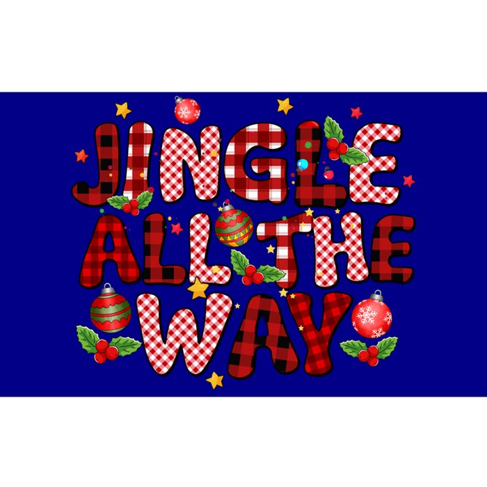 Jingle All The Way Christmas Lights Funny Gift Bumper Sticker