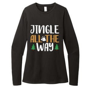 Jingle All The Way Christmas Season Gift Womens CVC Long Sleeve Shirt