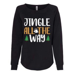 Jingle All The Way Christmas Season Gift Womens California Wash Sweatshirt