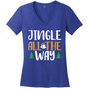 Jingle All The Way Christmas Season Gift Women's V-Neck T-Shirt