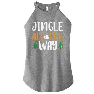 Jingle All The Way Christmas Season Gift Women's Perfect Tri Rocker Tank