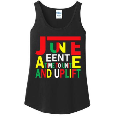 Juneteenth a time to unite and uplift Ladies Essential Tank