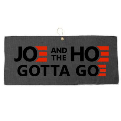 Joe And The Ho Gotta Go!! Large Microfiber Waffle Golf Towel