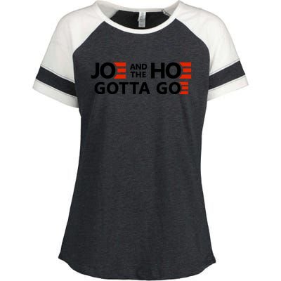 Joe And The Ho Gotta Go!! Enza Ladies Jersey Colorblock Tee