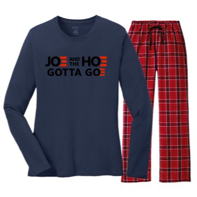 Joe And The Ho Gotta Go!! Women's Long Sleeve Flannel Pajama Set 