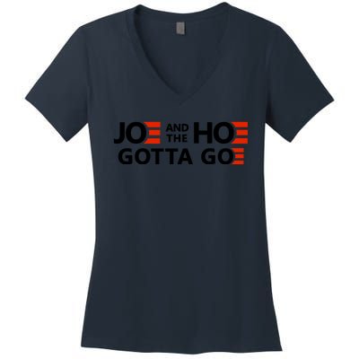 Joe And The Ho Gotta Go!! Women's V-Neck T-Shirt