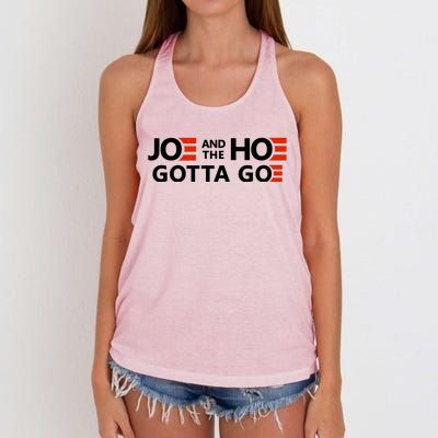 Joe And The Ho Gotta Go!! Women's Knotted Racerback Tank