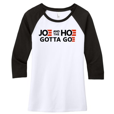 Joe And The Ho Gotta Go!! Women's Tri-Blend 3/4-Sleeve Raglan Shirt