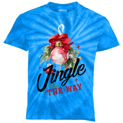 Jingle All The Way Festive Holiday Design Funny Gift Kids Tie-Dye T-Shirt