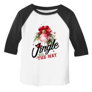 Jingle All The Way Festive Holiday Design Funny Gift Toddler Fine Jersey T-Shirt