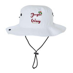 Jingle All The Way Funny Christmas Buffallo Green Plaid Gift Legacy Cool Fit Booney Bucket Hat