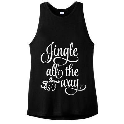 Jingle All The Way Ladies PosiCharge Tri-Blend Wicking Tank