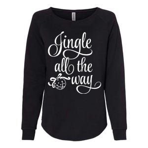 Jingle All The Way Womens California Wash Sweatshirt