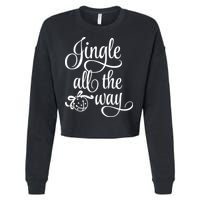 Jingle All The Way Cropped Pullover Crew