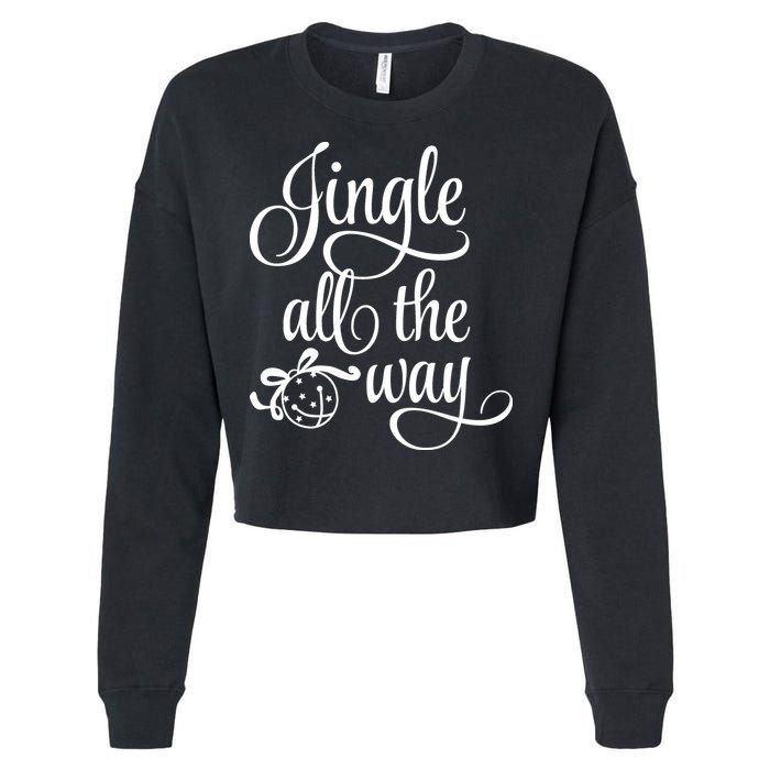 Jingle All The Way Cropped Pullover Crew