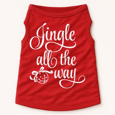 Jingle All The Way Doggie Tank