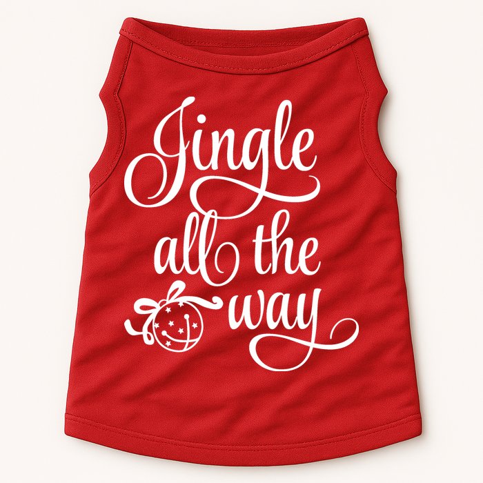 Jingle All The Way Doggie Tank