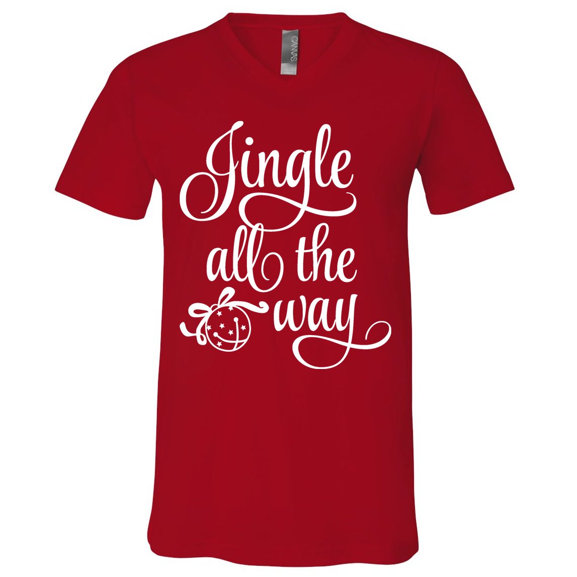 Jingle All The Way V-Neck T-Shirt