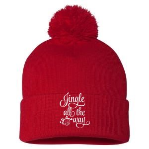 Jingle All The Way Pom Pom 12in Knit Beanie