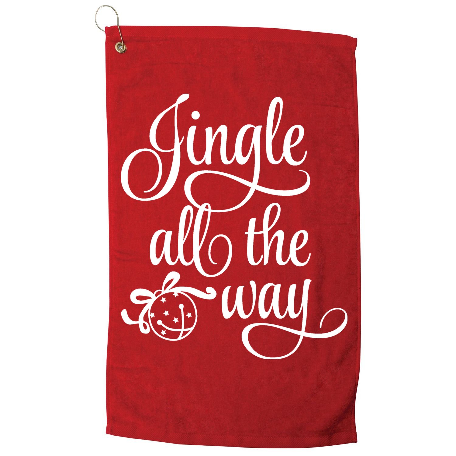 Jingle All The Way Golf Towel