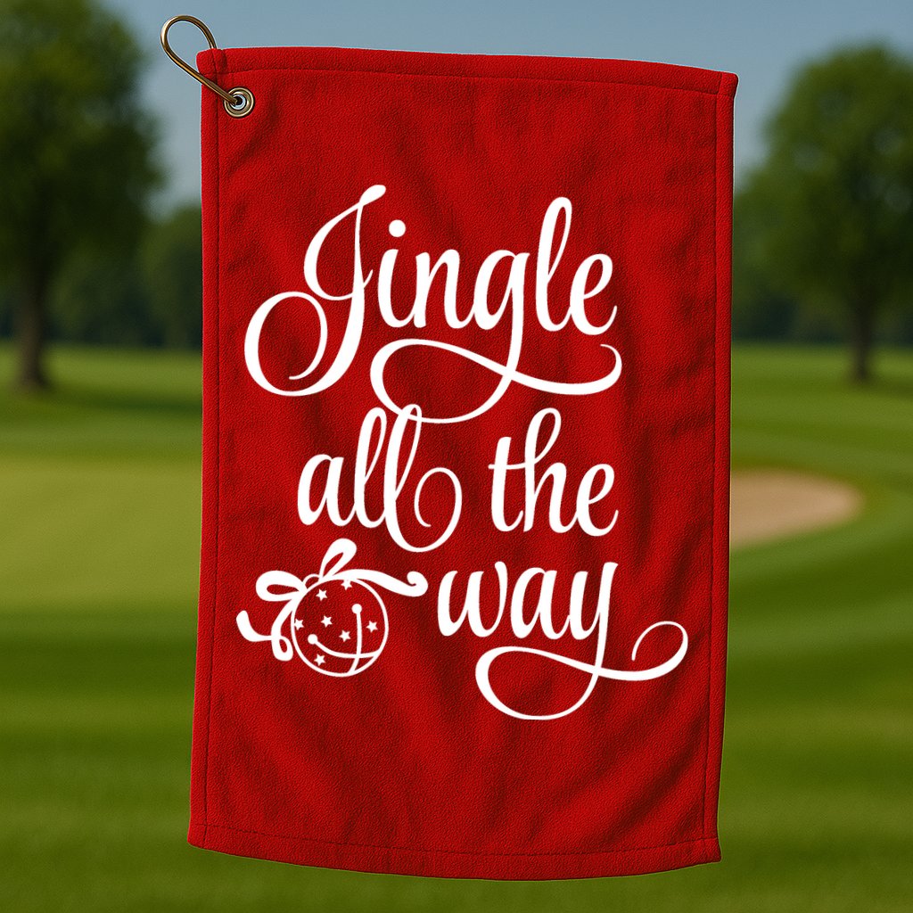 Jingle All The Way Golf Towel