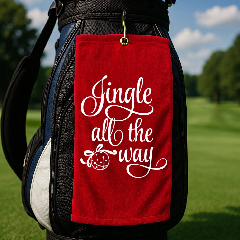 Jingle All The Way Golf Towel