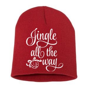 Jingle All The Way Short Acrylic Beanie