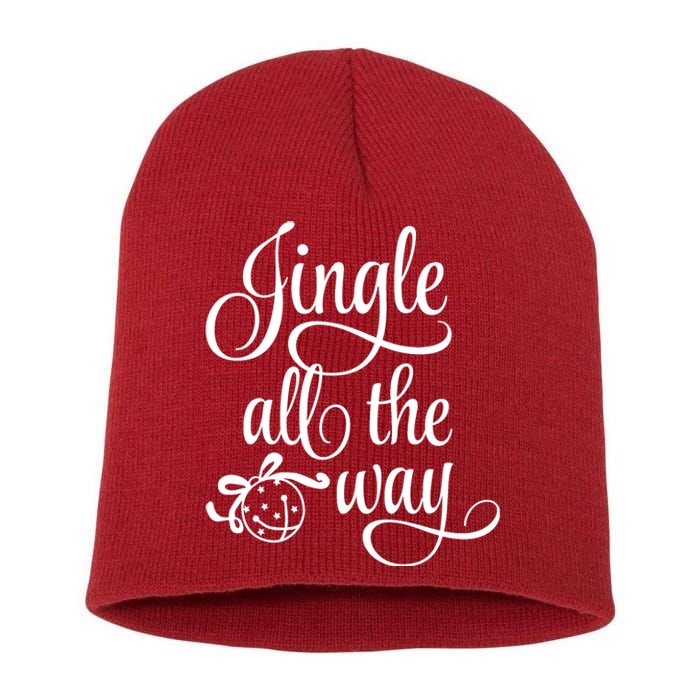 Jingle All The Way Short Acrylic Beanie