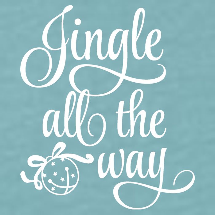 Jingle All The Way Sueded Cloud Jersey T-Shirt
