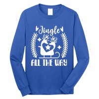 Jingle All The Way Funny Holiday Christmas Cute Gift Long Sleeve Shirt