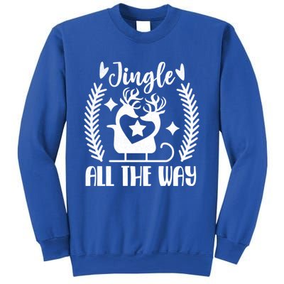 Jingle All The Way Funny Holiday Christmas Cute Gift Sweatshirt