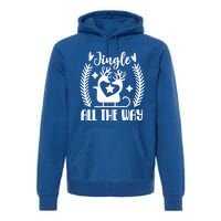 Jingle All The Way Funny Holiday Christmas Cute Gift Premium Hoodie