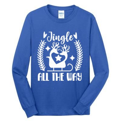 Jingle All The Way Funny Holiday Christmas Cute Gift Tall Long Sleeve T-Shirt