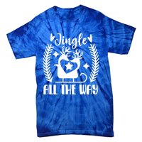 Jingle All The Way Funny Holiday Christmas Cute Gift Tie-Dye T-Shirt