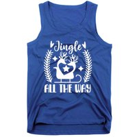 Jingle All The Way Funny Holiday Christmas Cute Gift Tank Top