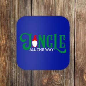 Jingle All The Way Gnome Christmas Funny Xmas Matching Party Cute Gift Coaster