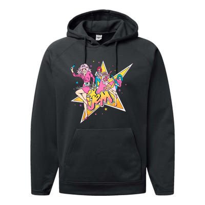 Jem And The Holograms Lover Performance Fleece Hoodie