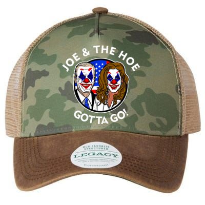 Joe And The Hoe Gotta Go Ho Biden Politian Clown Circus Legacy Tie Dye Trucker Hat