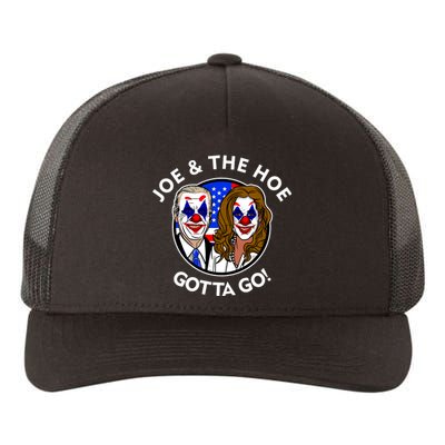 Joe And The Hoe Gotta Go Ho Biden Politian Clown Circus Yupoong Adult 5-Panel Trucker Hat