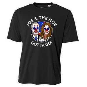 Joe And The Hoe Gotta Go Ho Biden Politian Clown Circus Cooling Performance Crew T-Shirt