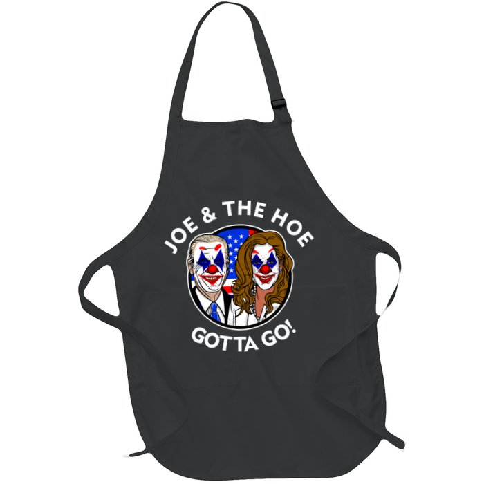 Joe And The Hoe Gotta Go Ho Biden Politian Clown Circus Apron