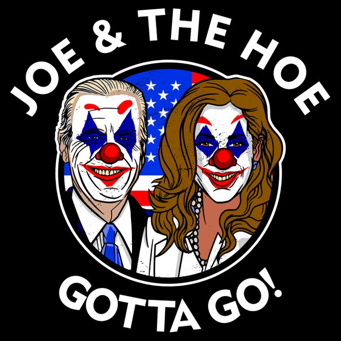 Joe And The Hoe Gotta Go Ho Biden Politian Clown Circus Apron