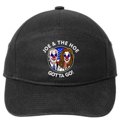 Joe And The Hoe Gotta Go Ho Biden Politian Clown Circus 7-Panel Snapback Hat